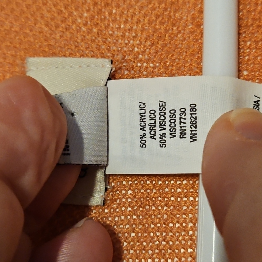 A New Day Burnt Orange Open Front Knitwear - Picture 4 of 10